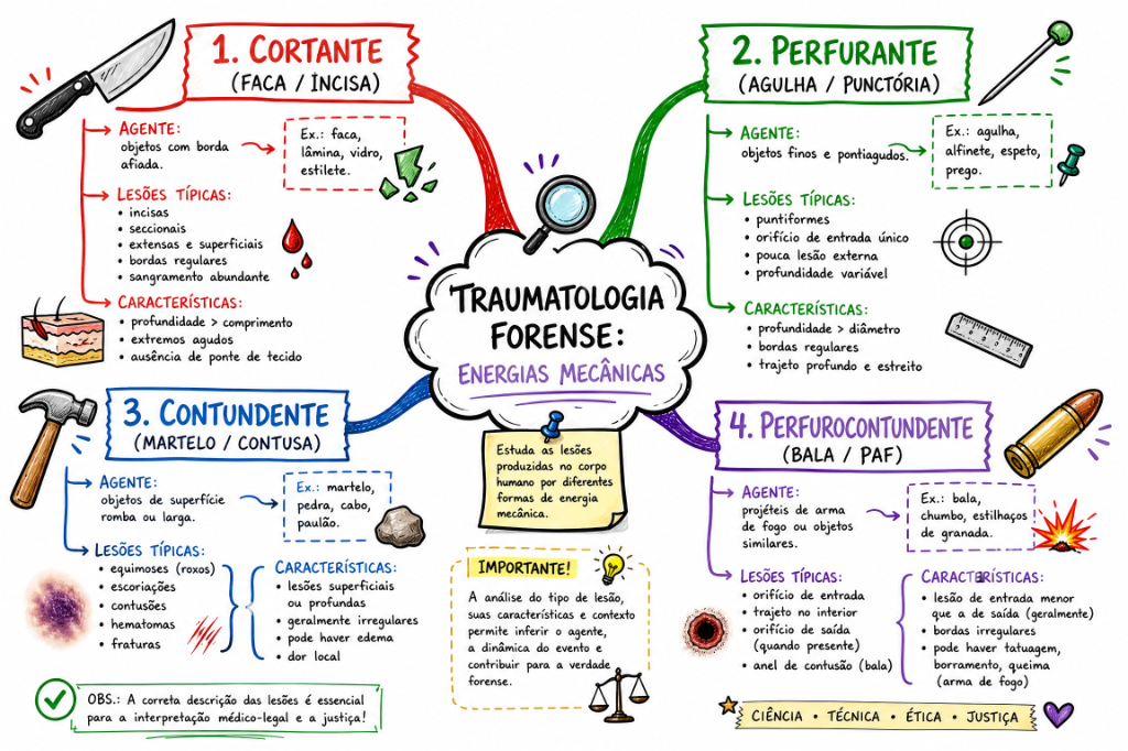 Traumatologia Forense - Energias Mecânicas